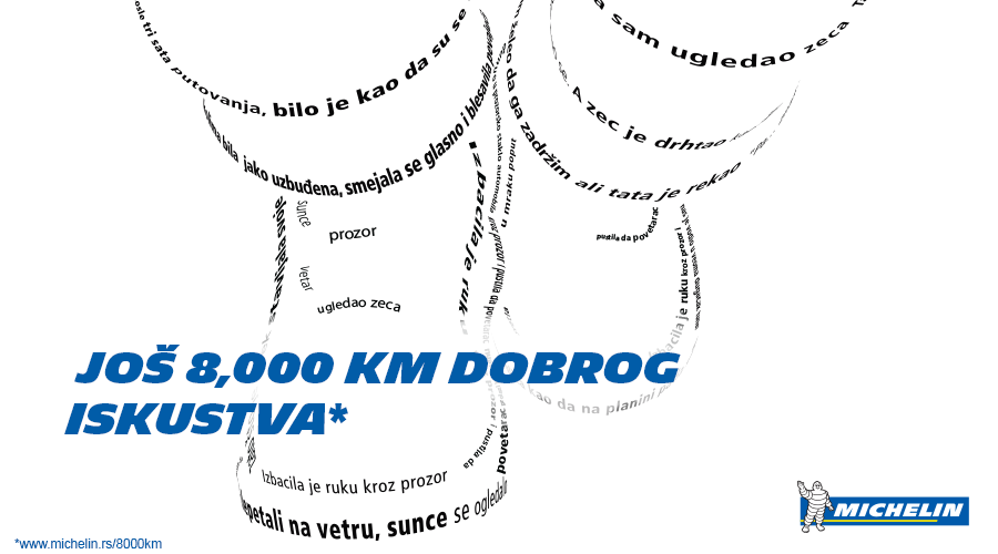 Michelin, 8000 km duže*