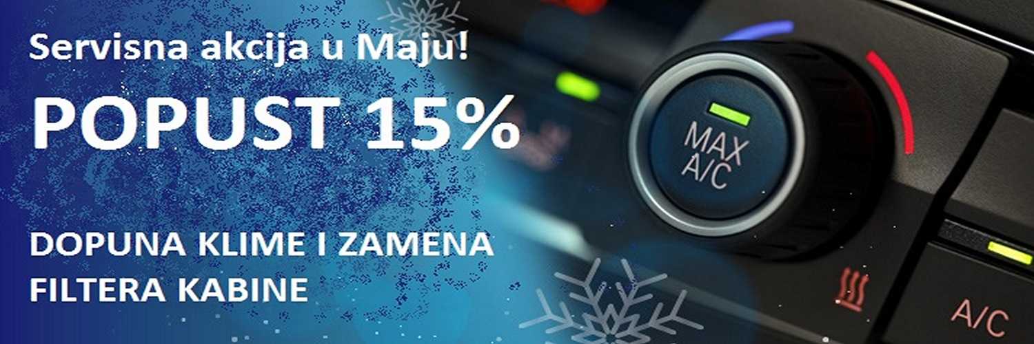 Velika servisna akcija u maju