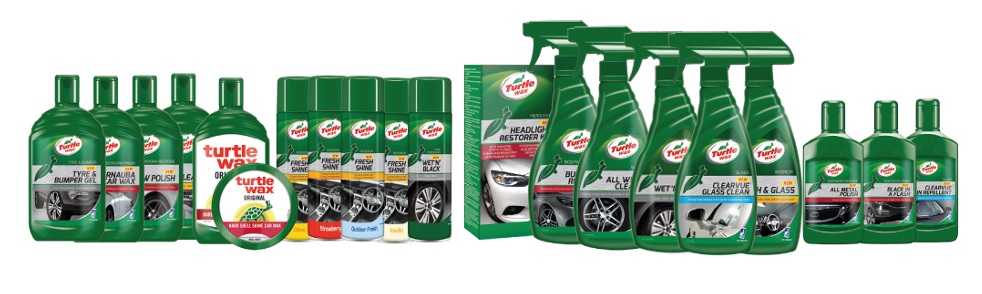 Turtle Wax asortiman proizvoda