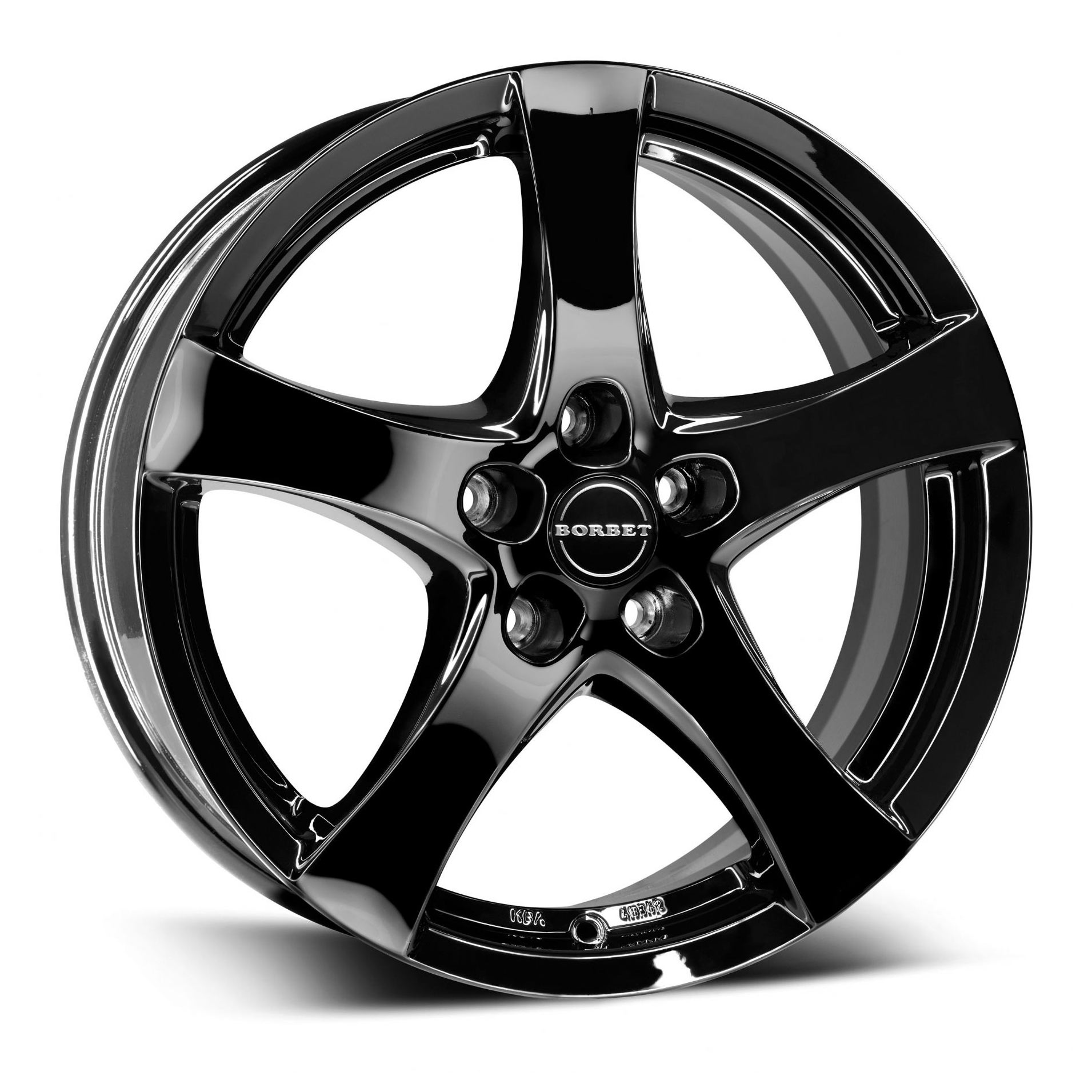 F BLACK GLOSSY 16x6-5/112