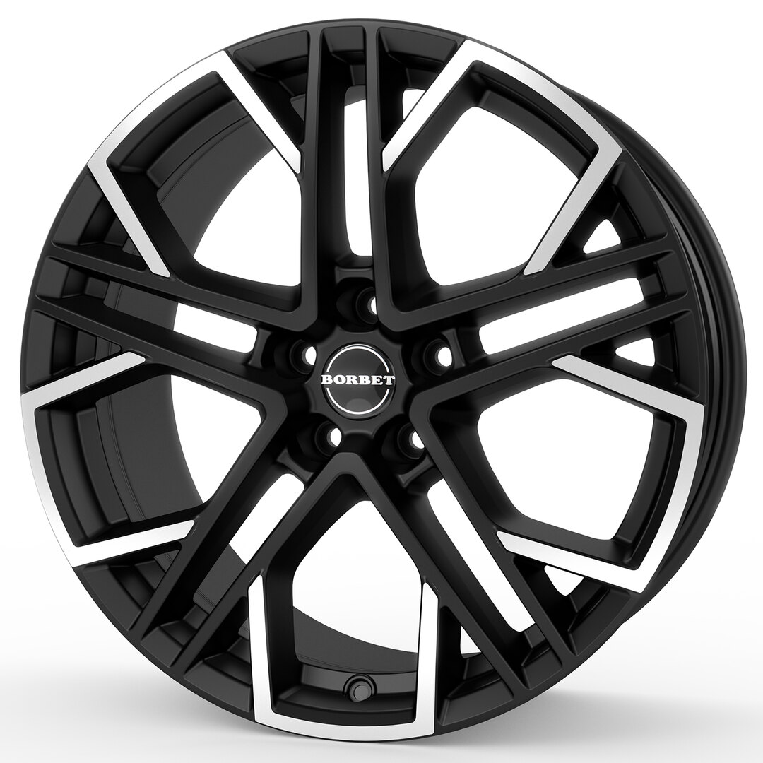 XV BLACK POLISHED MATT 19x8.5-5/108