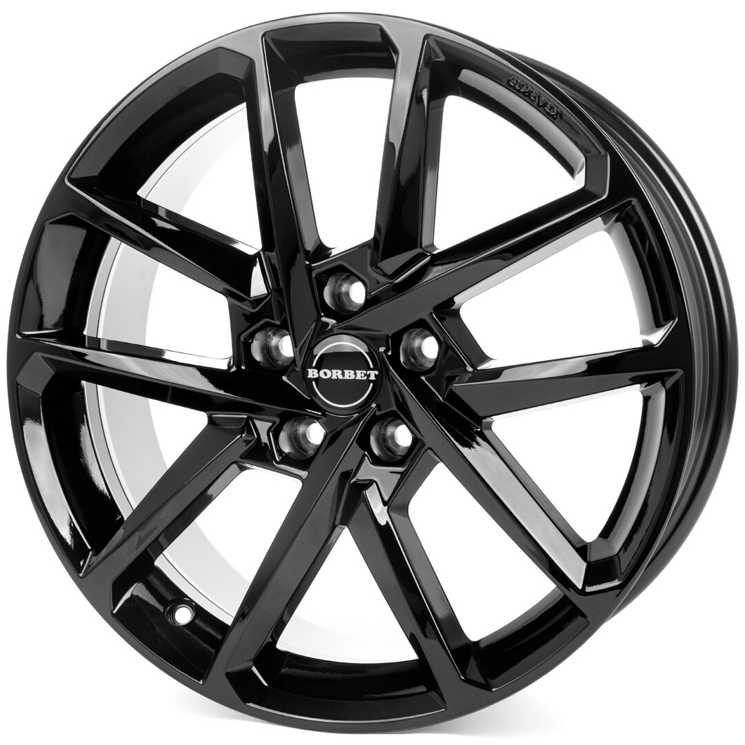 N BLACK GLOSSY 17x7-4/108