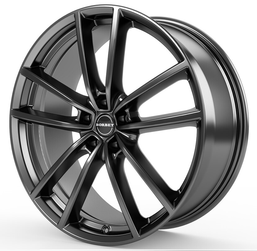 W MISTRAL ANTHRACITE GLOSSY 19x8-5/114.3