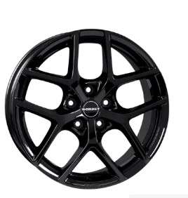 Y BLACK GLOSSY 20x8.5-5/120