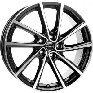 V BLACK POLISHED GLOSSY 19x7-5/112