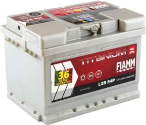 12V-54AH D+ FIAMM TITANIUM PRO, L2B54P