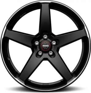 FIVE MATT BLACK POLISHED 18x8-5/112