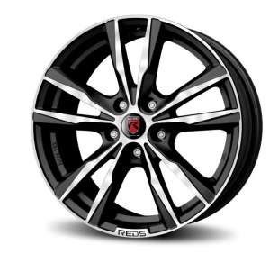 REDS K2 BLACK POLISHED 17x7.5-5/108