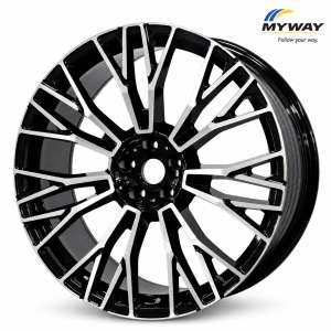 GLOSSY BLACK POLISHED 22x9.5-5/112