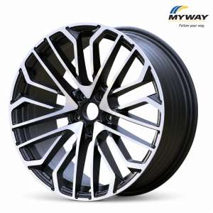 GLOSSY BLACK POLISHED 22x10-5/112