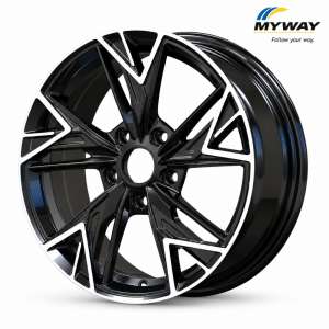 GLOSSY BLACK POLISHED 16x6.5-5/100
