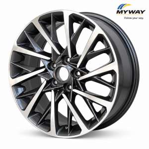 GLOSSY BLACK POLISHED 18x7.5-5/114.3