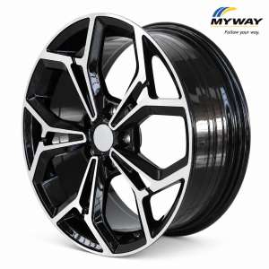GLOSSY BLACK POLISHED 18x7.5-5/114.3