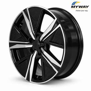 GLOSSY BLACK POLISHED 18x7.5-5/108