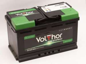 12V 80AH D+ 800A VOLTHOR AGM STOP&GO - 315x175x190