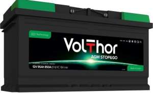 12V 95AH D+ 850A VOLTHOR AGM STOP&GO - 353x175x190