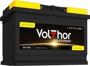 12V 70AH D+ 760A VOLTHOR EFB STOP&GO - 278x175x190